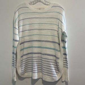 VINEYARD VINES  Stripe Relaxed Cotton Sweater